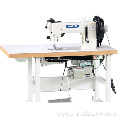 Extra Heavy Duty Flat Bed Walking Foot Lockstitch Sewing Machine